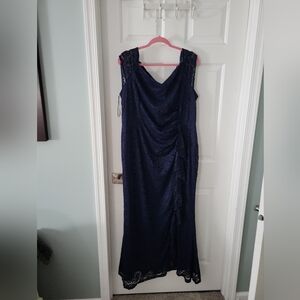 Navy blue lace dress size 3xl